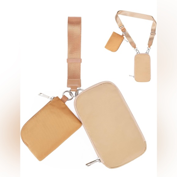 JannLoe Handbags - Tan Crossbody Bag Set